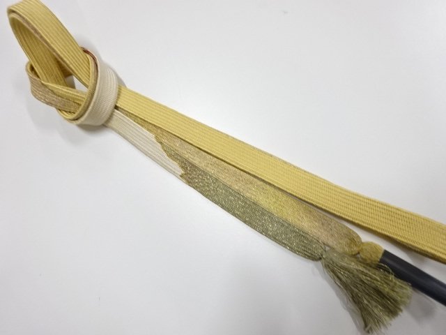 JAPANESE HAND-TIED OBIJIME CORD FOR FURISODE / UNUSED
